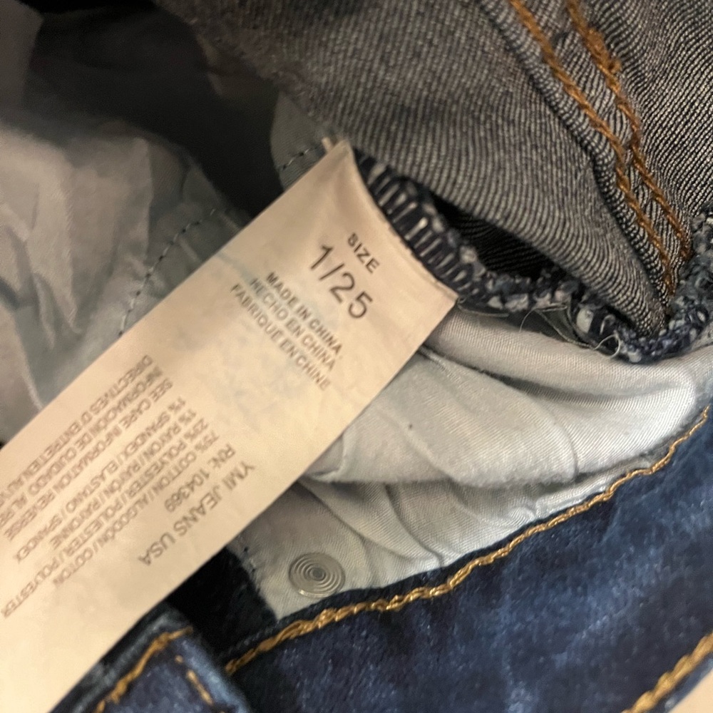 YMI | Blue Flare Jeans with Distressed Knee - Picture 6 of 10